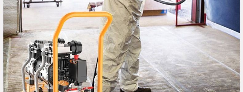 Air pump air compressor small air compressor oil-free silent 220V woodworking painting air pump