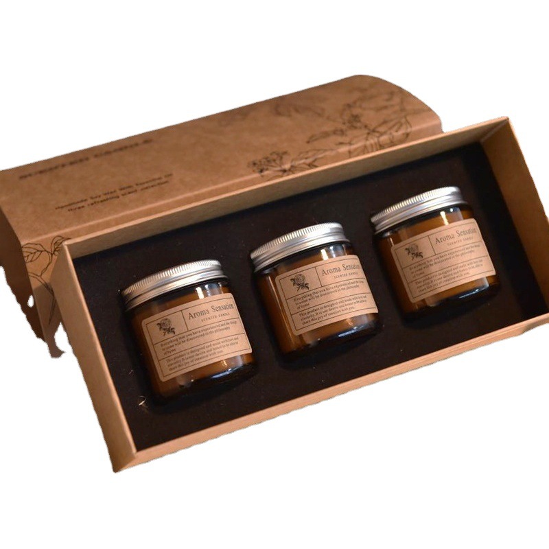 Venta al por mayor nicho taza de té hecho a mano sin humo aromaterapia vela traje regalo de boda fragancia romántica vela caja de regalo