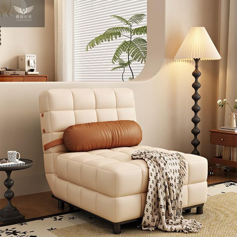 Sofá cama multifuncional de doble propósito, balcón de la sala de estar, apartamento pequeño, doble individual plegable