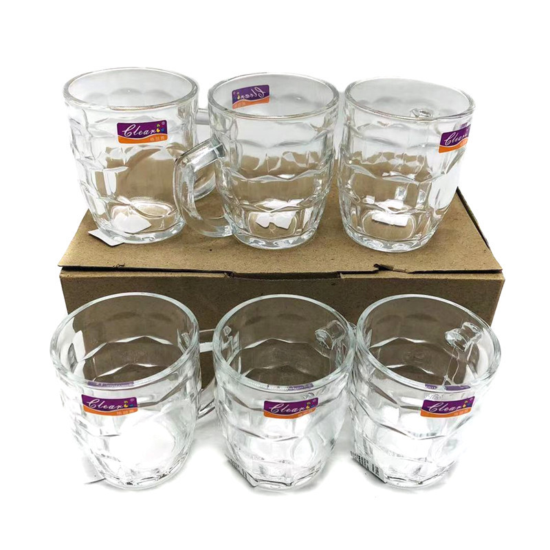 Small pineapple cup 6-pack glass with a...