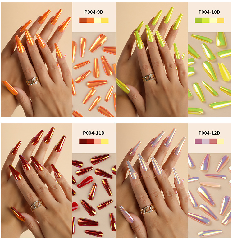 Fashion Solid Color Resin Wear Manicure 1 Set display picture 2