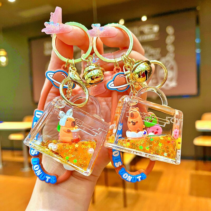 Shake Tone Kappi Bala Doll Water Guinea Pig Sand Key Chain Bag Hanging Pendant Catch Doll Machine Doll Gift