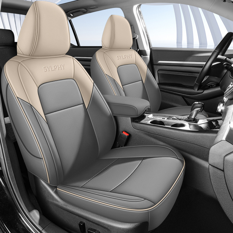 Modelə uyğun (Original) oturacaq örtükləri – Universal Nissan Sylphy 2012-2024 - gray