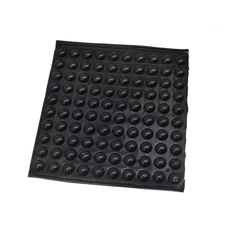 10*21.58*2.5313*5透明玻璃胶垫 黑色防撞颗粒梯形半球形圆形圆柱