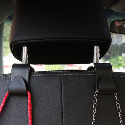 Car seatback hidden hook for hanging items, headrest seatback car accessories small hook
