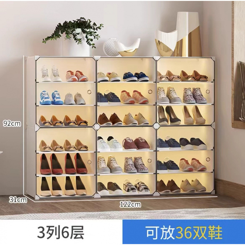 靴箱を折って引っ張ると、40足の靴棚寮の入り口で壁の靴に寄りかかって丈夫で長持ちする多層の棚を使う|undefined