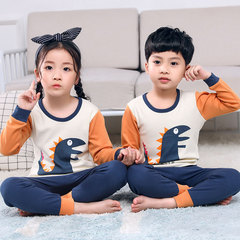 子供用パジャマ、純綿、男の子用秋服、秋用ズボン、女の子用ベビー用保温下着セット、幼児用ベースレイヤー綿毛衣