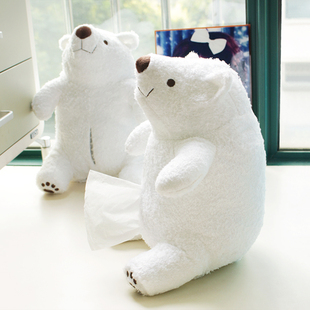 Creative Tissue Box Car-Mounted Cute Living Room Bedroom Tissue Box Children's Fun Doll Tissue Box Bedside Chen Zhihui