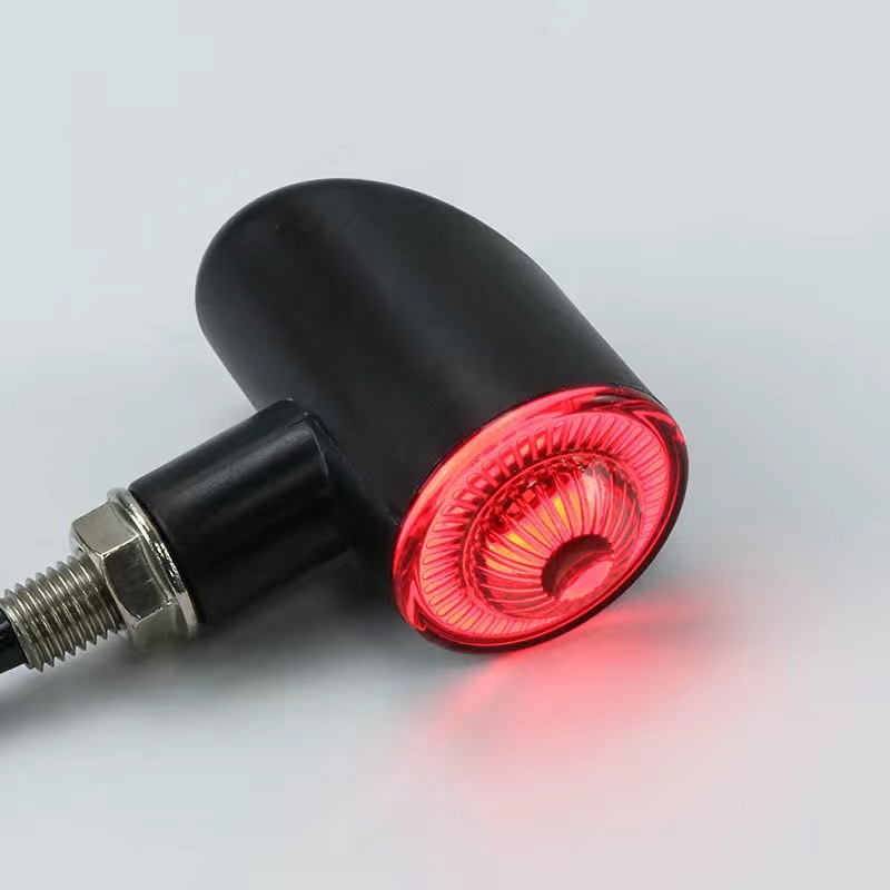 Motorcycle/Electric Vehicle/Miracle Cow Universal Turn Signal 12V Modification Accessories Retro Turbo Style Led Turn Signal