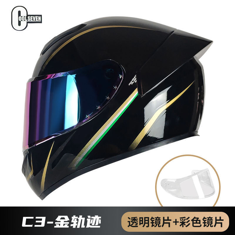 3C certificado casco de la motocicleta DOT casco completo casco de la motocicleta del coche eléctrico de comercio exterior fábrica Four Seasons National Standard Class A