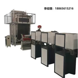 一润经销立式风冷打包绳打包带生产线 塑料风冷上吹捆扎绳拉丝机