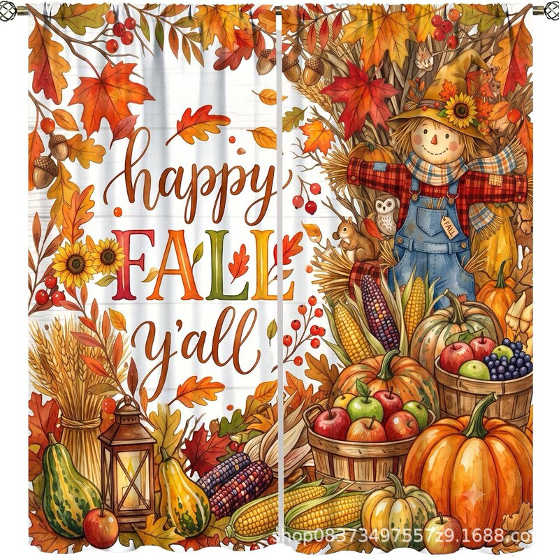 Amazon Bestseller Autumn Thanksgiving Curtains Bedroom Kitchen Blackout Curtains Harvest Festival Window Decorative Curtains Amazon Bestseller Autumn Thanksgiving Curtains Bedroom Kitchen Blackout Curtains Harvest Festival Window Decorative Curtains