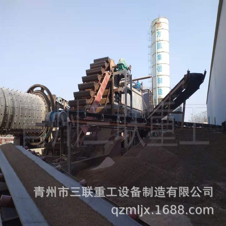 潍坊青州三联重工挖斗洗砂机