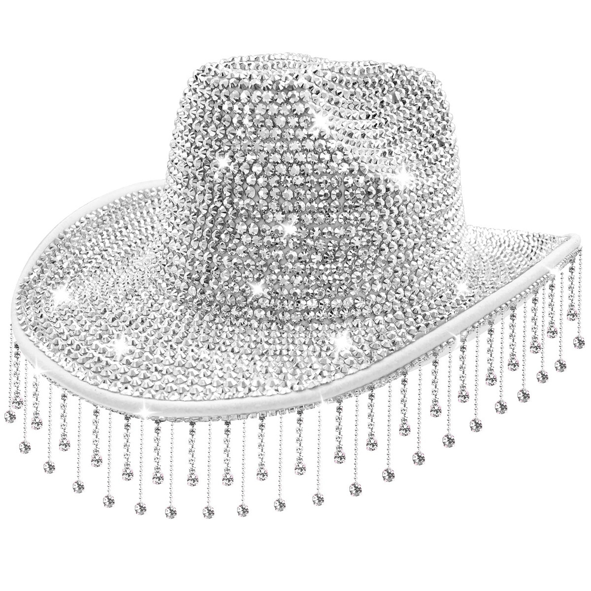 Sombrero de vaquero de fieltro – para bodas/fiestas temáticas, estilo western