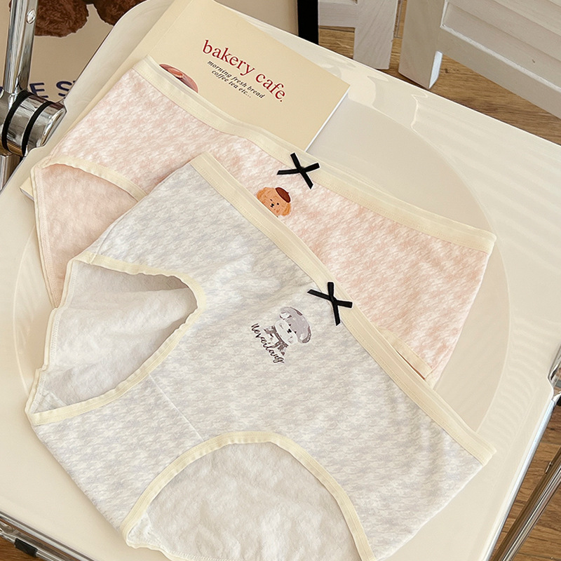 大码女士内裤女胖MM200斤透气提臀莫代尔中腰三角裤头