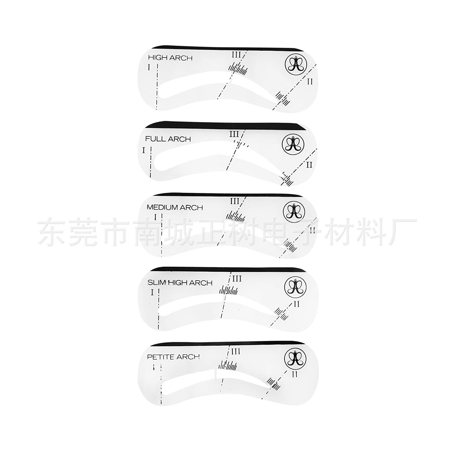 软塑料片PETPVCPCTPU0.5mm眉粉眉毛形模板