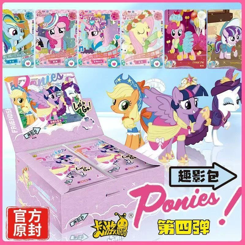 卡游 Pony, cards, camera bag, genuine rainbow card, full set