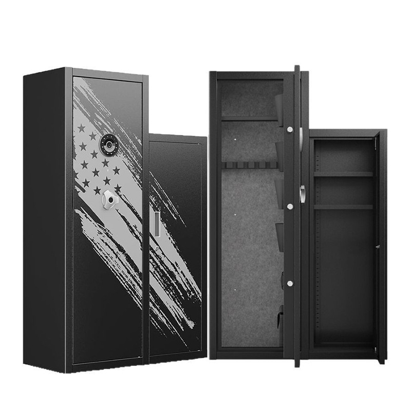Caja Fuerte de Huella Dactilar para Armas de Acero, Antirrobo, con Alarma, para Hogar