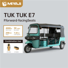 外贸批发电动三轮车工厂直销载客tuktuk出口嘟嘟车封闭式客运车E7