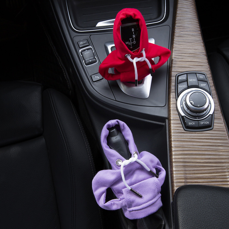 업그레이드된 레드 + 퍼플 기어 핸들 커버 [2] 팩 [블랙 스트랩]