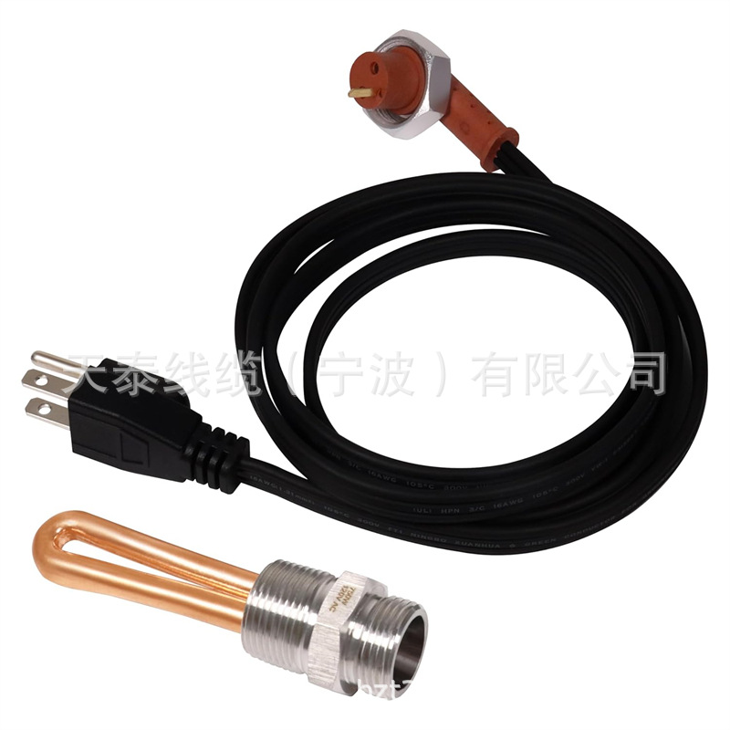 发动机块浸入式加热器替换件 3500022  NPT 螺纹适用于康明斯柴油