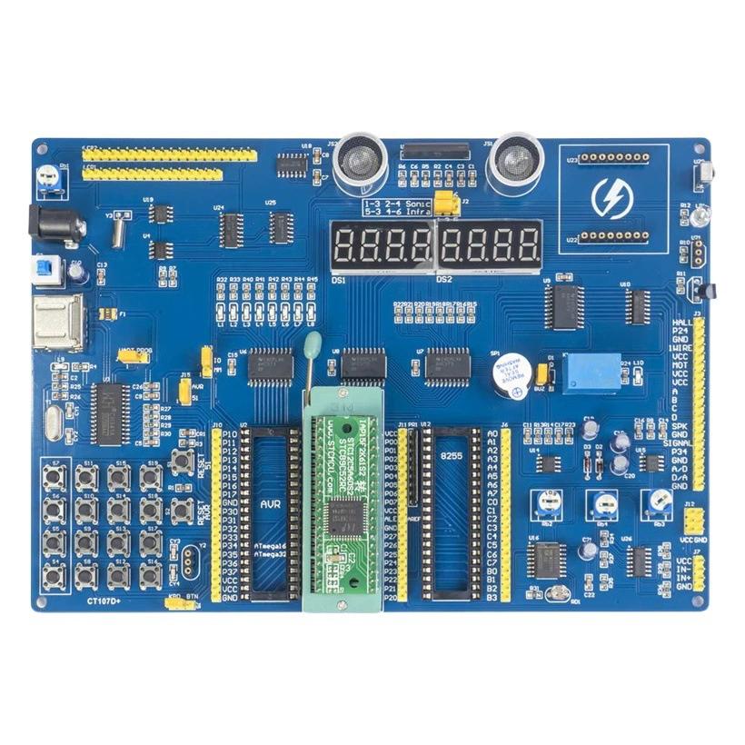 51 однокристальная плата для разработки микрокомпьютера CT107D Blue Bridge Cup видеоурок IAP15 Адаптерная плата тренировочная платформа для соревнований