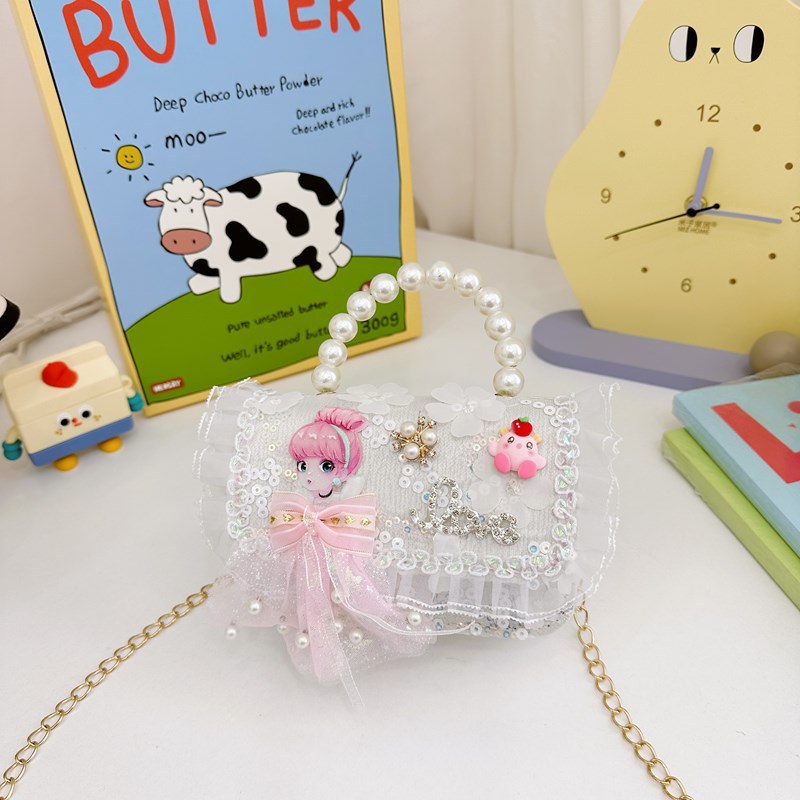 Bolsos infantiles de mujeres lindas niñas 2024 nueva moda niña princesa bolsos bolsos bolsos bolsos pequeños