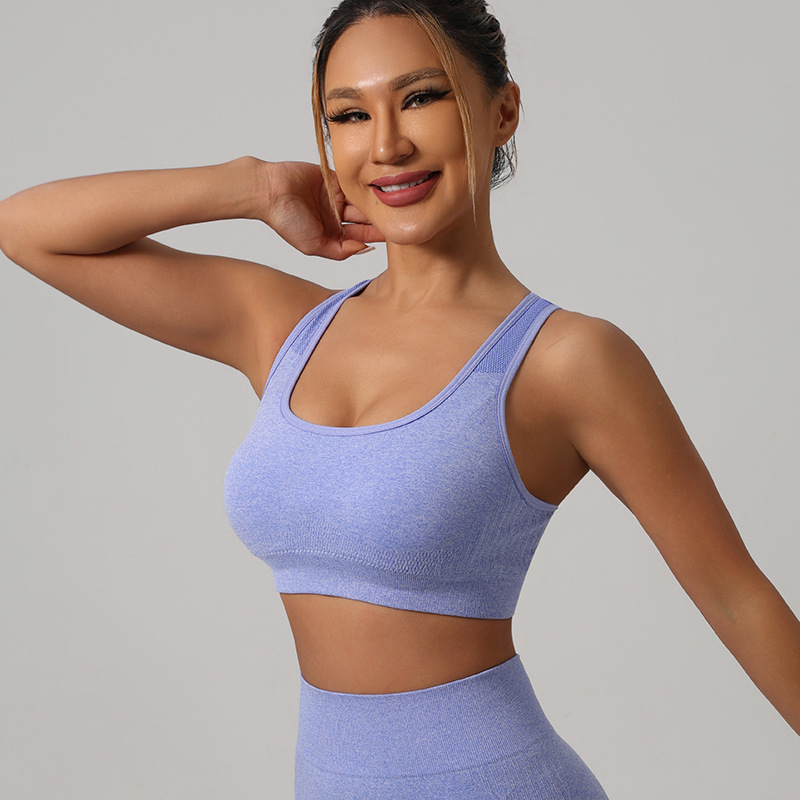 ropa interior deportiva transfronteriza mangas cortas pantalones cortos pantalones largos set mujer antichoque correr de alta intensidad yoga acondicionamiento físico espalda image 41
