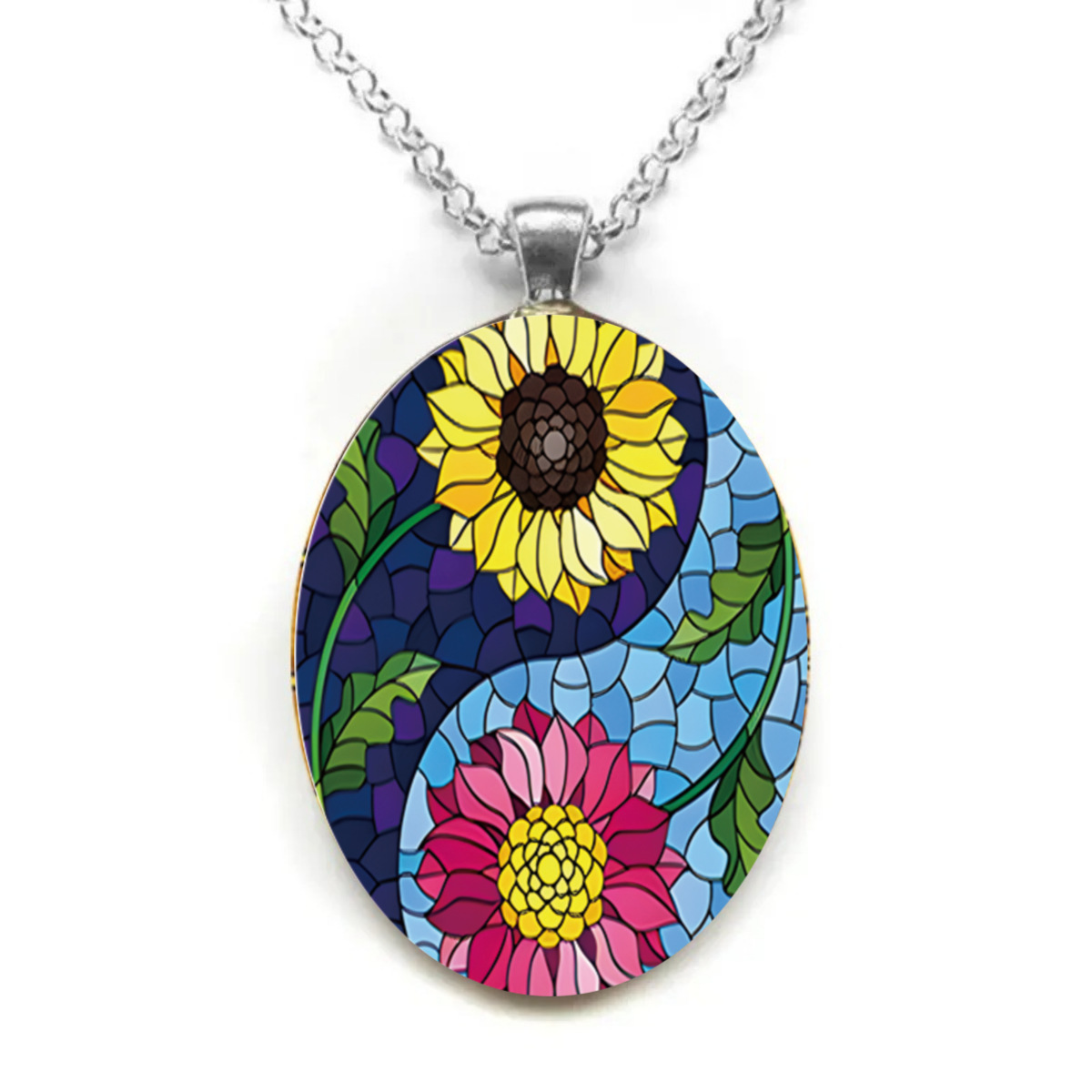 Sophisticated glass pendant