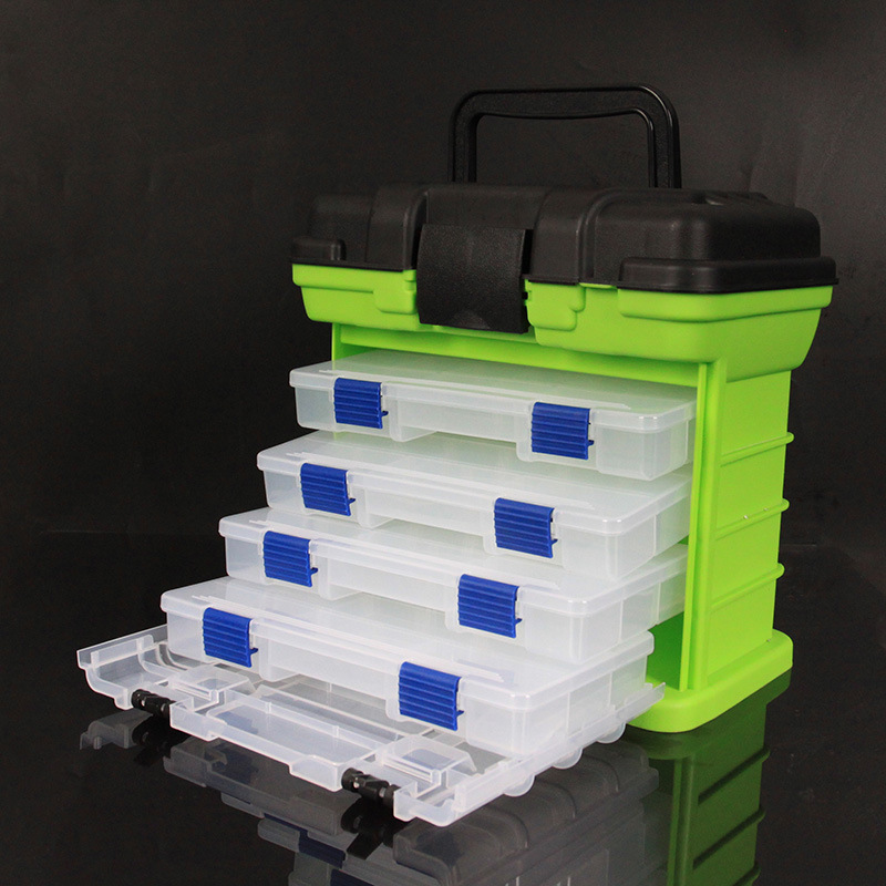 Caja de almacenamiento Caja de almacenamiento de plástico Caja de almacenamiento Accesorios Luya Caja de joyería de almacenamiento de hardware Caja de herramientas Caja de almacenamiento Caja de almacenamiento