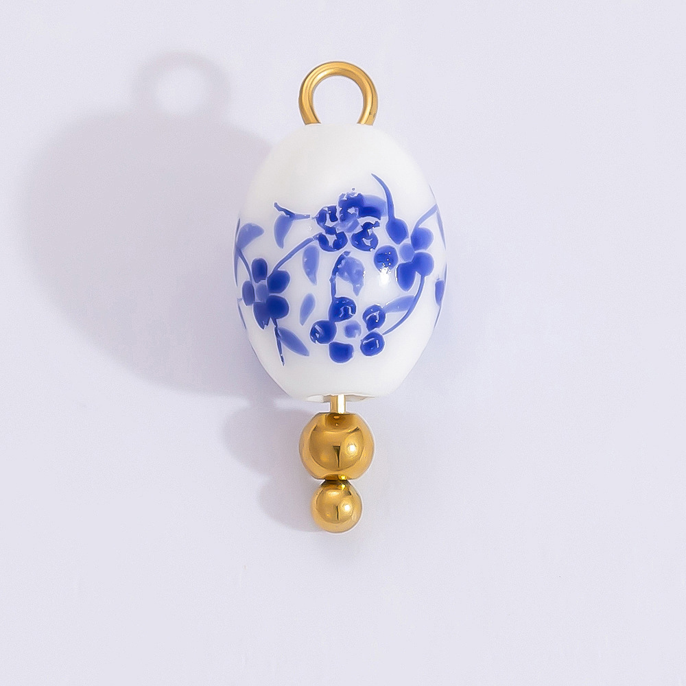 1 Piece Set 4.29*24.15mm 304 Stainless Steel Zircon PVD Coated Real Gold Plated Heart Shape Flower Butterfly Polished Pendant DIY Jewelry Accessories display picture 19