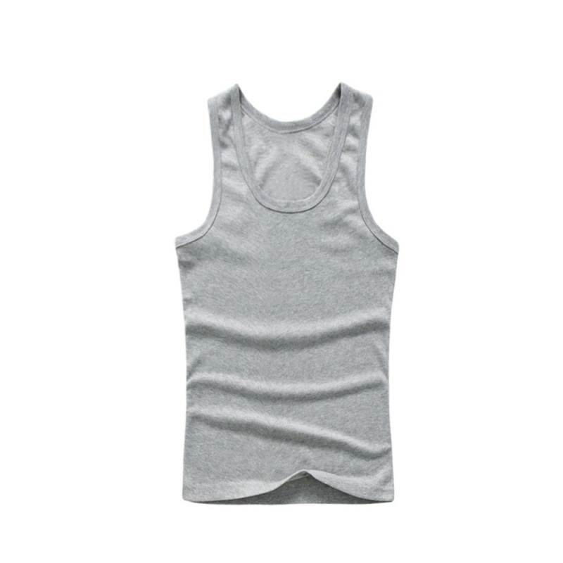 S-DM solid vest) gray