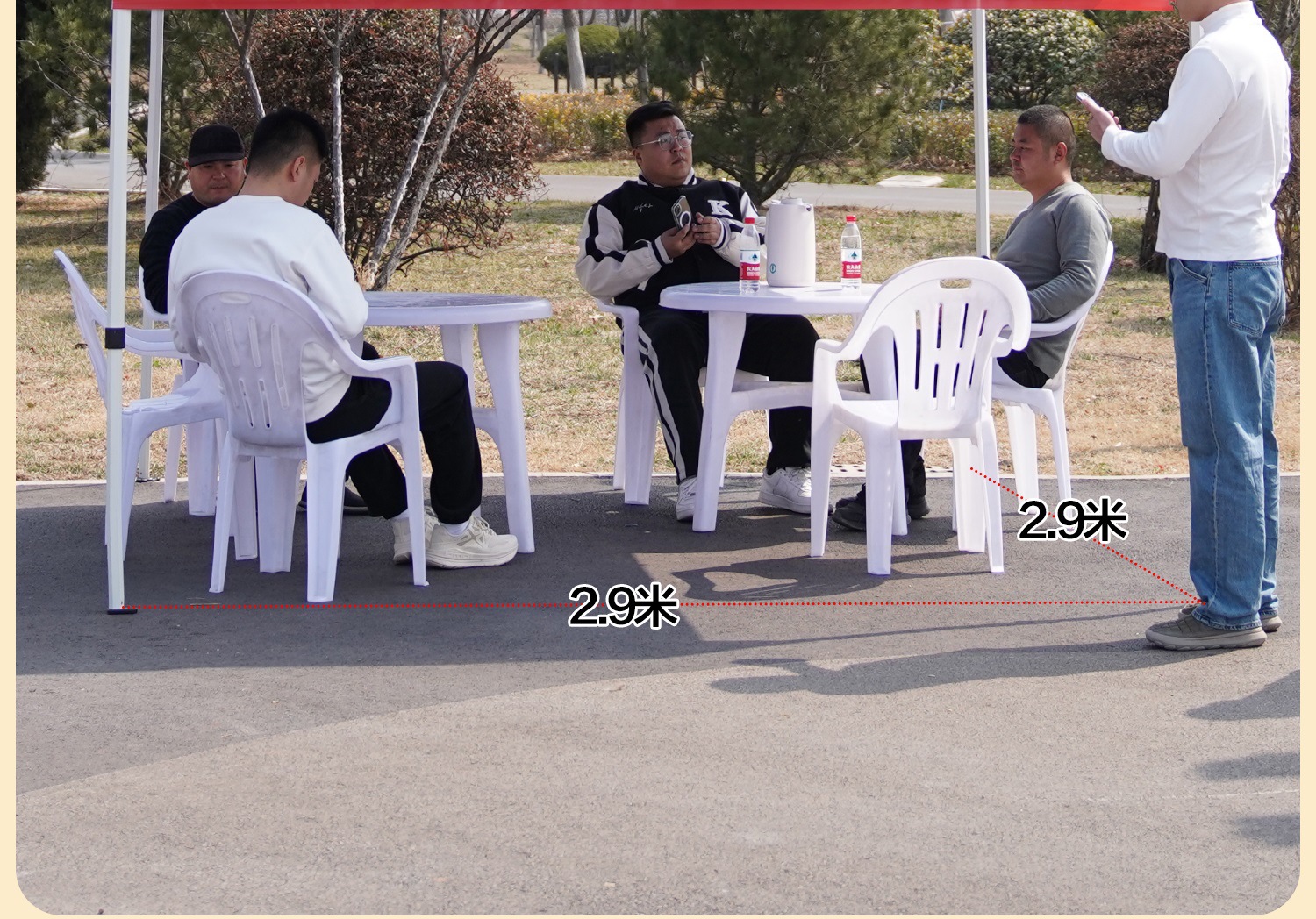 Four-Legged Rainproof Tent, Four-Corner Foldableing Awning, Outdoor Sun Umbrella, Retractable Transparent Canopy for Stall Use