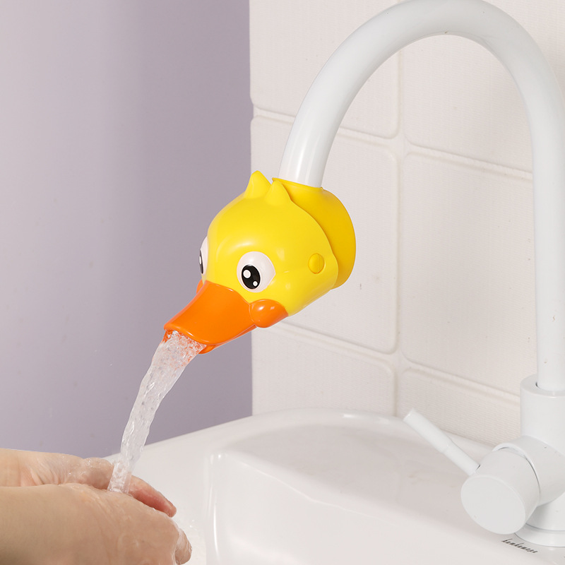 water tap Extend children baby Wash your hands extend Artifact silica gel lengthen Cartoon lovely Chute