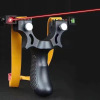 Highly precise street Olympic powerful slingshot with laser for adults with flat rubber bands