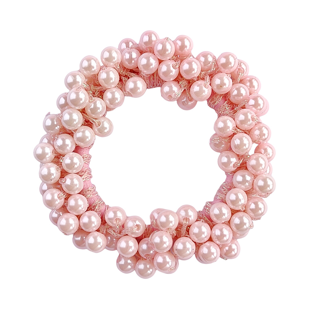 22g Weight Hair Tie Hair Accessories Type 1 Piece Quantity Holiday, Daily Occasion Artificial Pearl Material Geometric Pattern Women's Gender Elegant Style Women's Elegant Lady Geometric Artificial Pearl Hair Tie 8