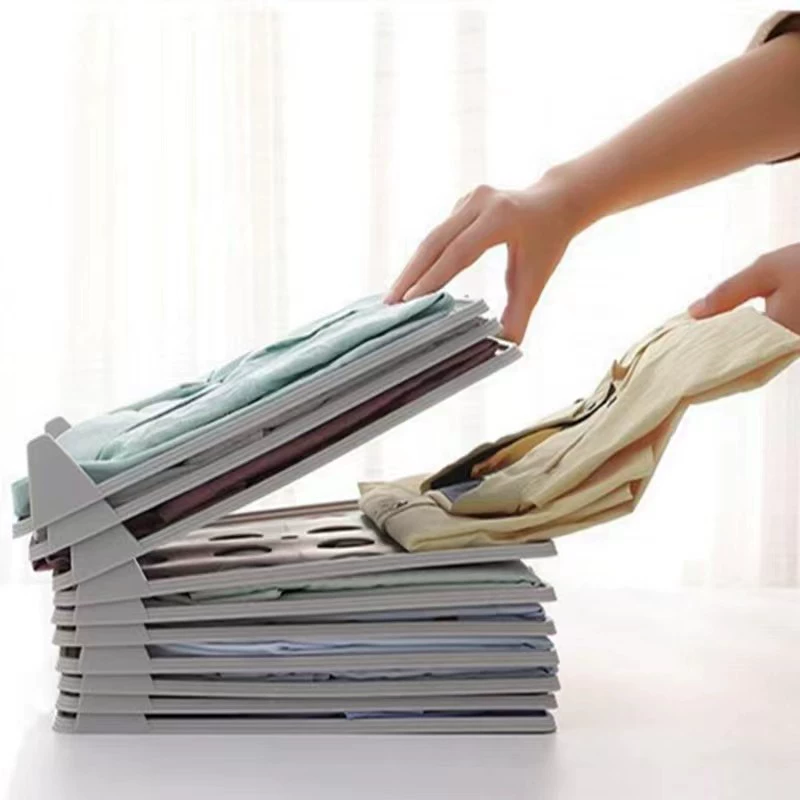 Складная доска для хранения одежды в шкафу, многофункциональная домашняя доска для рубашек и длинных рукавов, защита от морщин, портативная и складная.