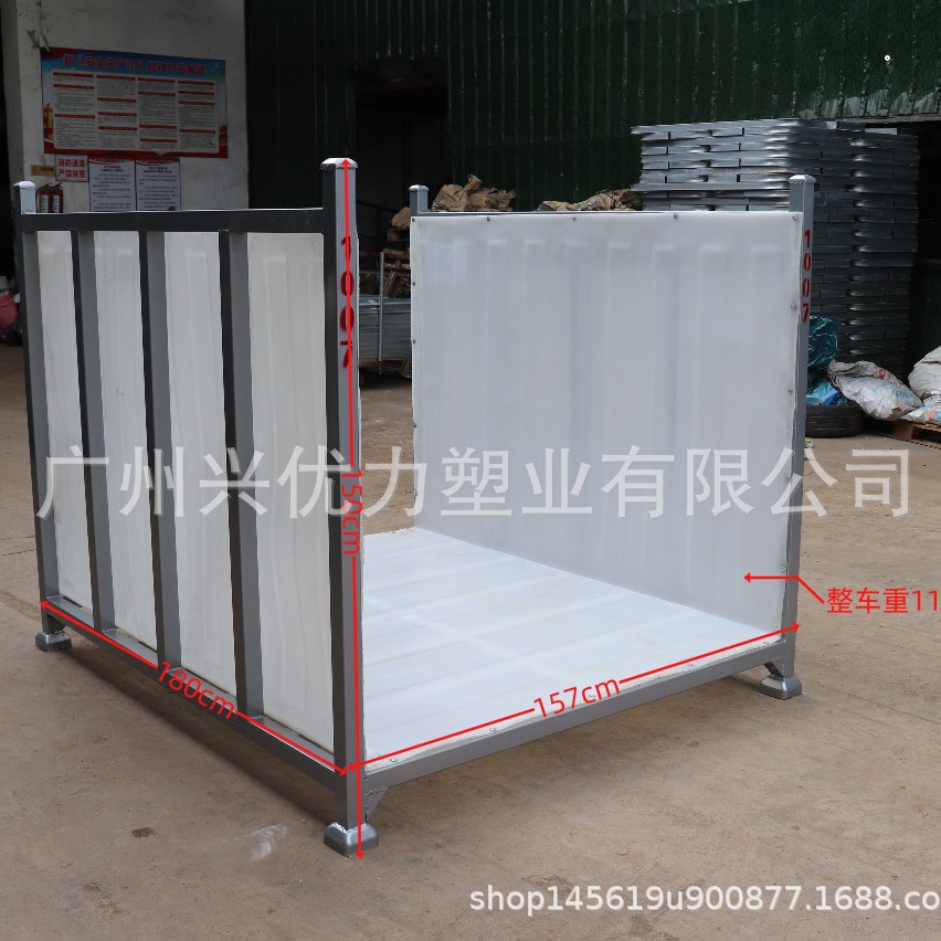 福建纺织印染仓库用钢制堆布架 /布笼堆垛用钢制巧固架