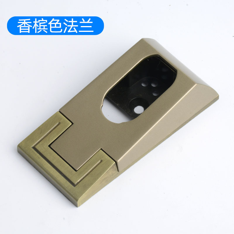 Aleación de aluminio armario percha varilla mudo antideslizante dormitorio armario percha varilla brida asiento percha gabinete percha varilla