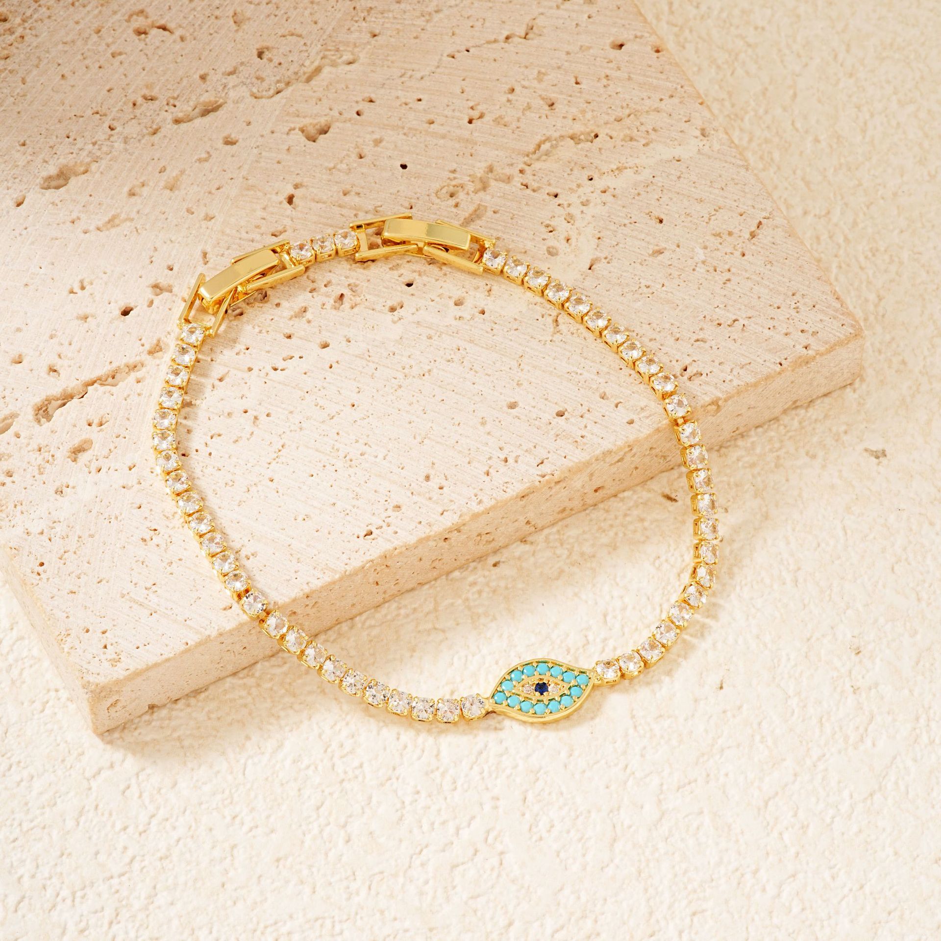 Lucky Evil Eye Red String Bracelet Handmade Protection Jewelry_voghion.com