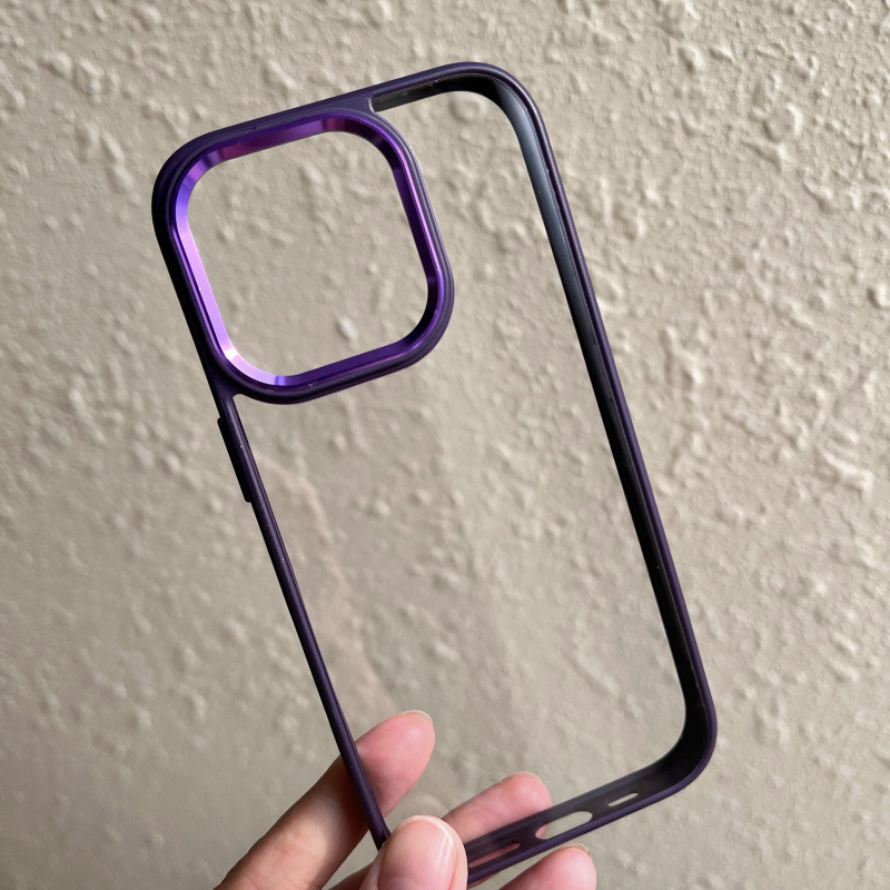 适用苹果17PROMAX手机壳凹槽滴胶素材壳子iphone15/16金盾壳金属|undefined