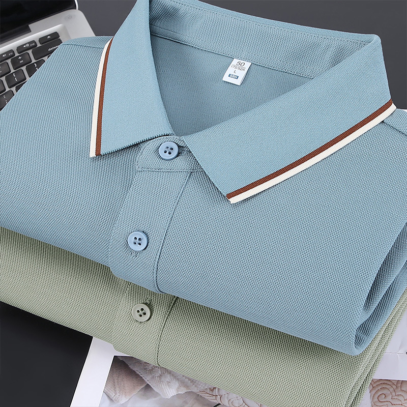 7A antibacteriano sensación fría collar corporativo de capacitación institucional camiseta publicitaria polo ropa de trabajo camiseta logotipo personalizado