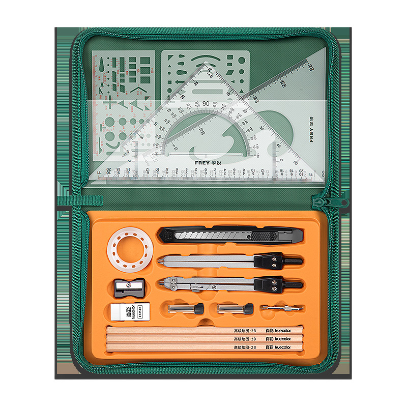 Kit de herramientas de dibujo mecánico de color verdadero Kit de herramientas de dibujo de ingeniería civil Dibujo arquitectónico