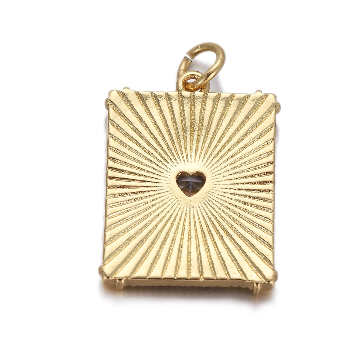 4g Weight Pendant Jewelry Making Type Gold Plated Plating Material Zircon Inlay Material 1 Piece Quantity Holiday, Daily Occasion Copper Material Geometric, Star, Moon Pattern Women's Gender Enamel Design Simple Style Style 1 Piece Copper Zircon Gold Plated Geometric Star Moon Pendant 34