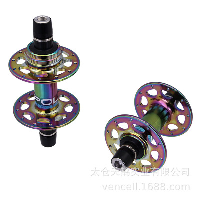 Space vehicles/Speed ​​death CNC Hollow flange aluminium alloy housing 100/120 Open file colour Bearing Drum