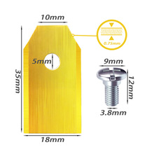 园林机械刀片智能割草机刀片草坪打草机叶片镀钛割草机刀片