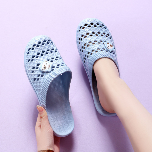 Cross-border cute little cat ladies' soft soled comfortable non-slip indoor and outdoor bathroom summer cool slippers wholesale stall