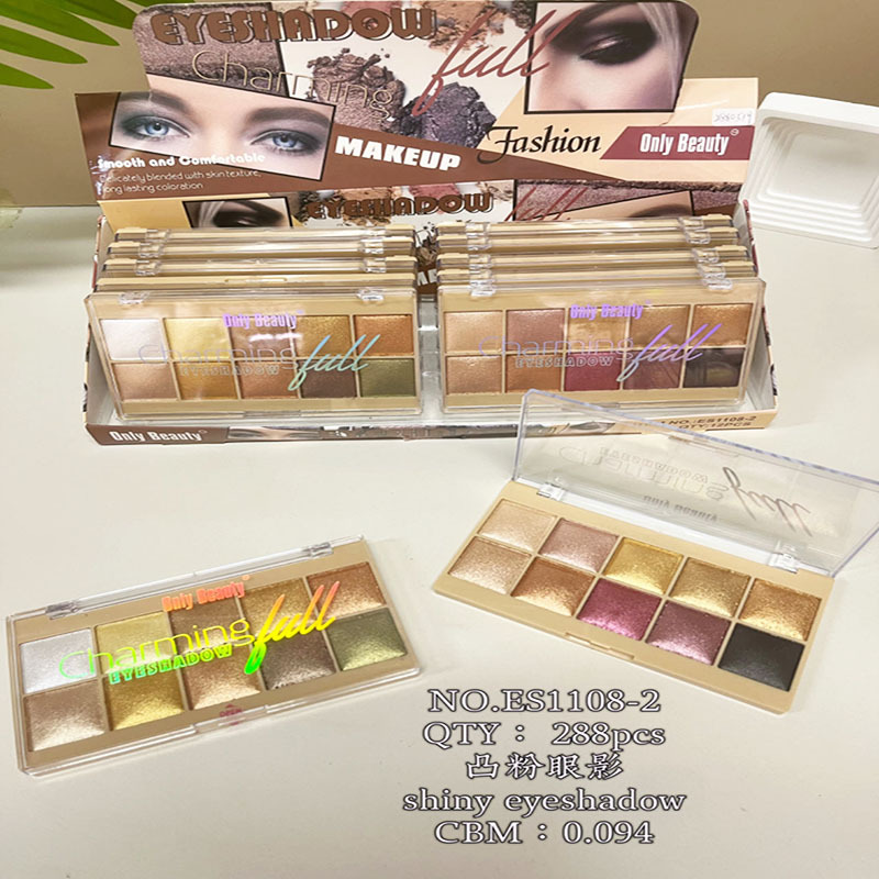 Nuevo comercio exterior transfronterizo INS multicolor perlado mate tierra oro delgado parpadeo de ojos disco de sombra al por mayor spot
