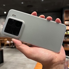超薄斜縞pp殻フロスト半透明適用米15携帯ケース14 proハードケース新型保護カバー