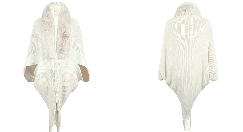 Fringe Cape Shawl Image 7